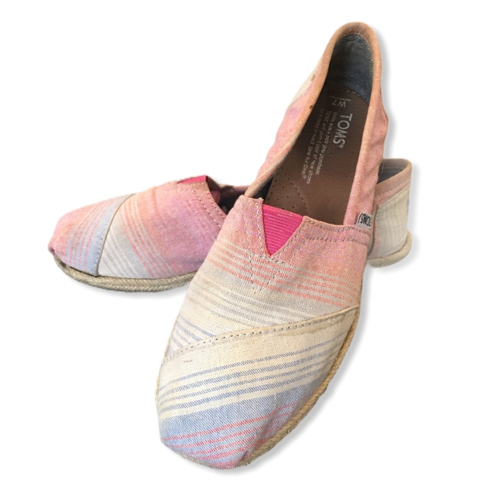 Toms striped canvas